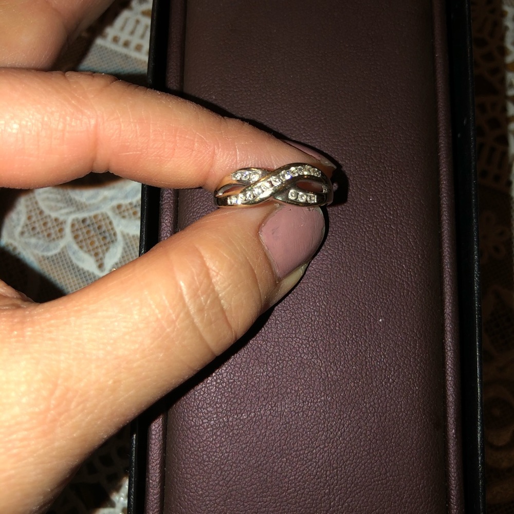 SS 1/4 crisscross ring